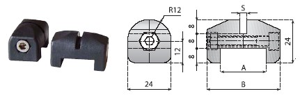 Komponenty - zacisk R12 Profilex